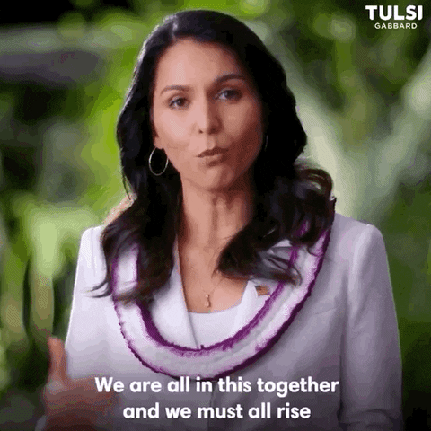 Drops Out Tulsi Gabbard GIF by Election 2020