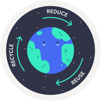 Planet Reduce Sticker by Earth Day Canada