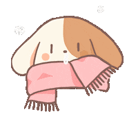 Dog Snow Sticker