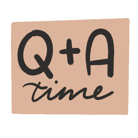 Q And A Boho Sticker