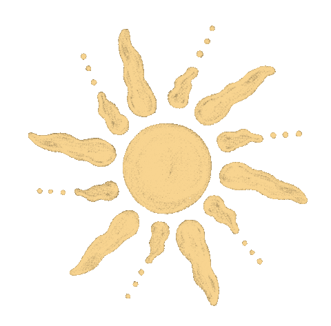 Summer Illustration Sticker