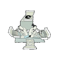Vinyl Records Sticker by Yuval Robichek
