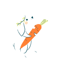 ChezVonnette nature spring bunny rabbit Sticker