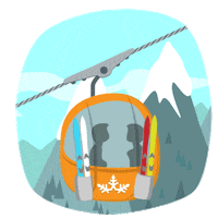 Snow Ski Sticker by nwpd