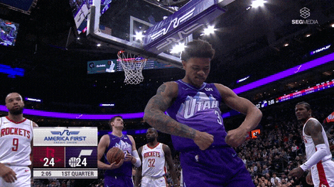Happy Lets Go GIF by Utah Jazz