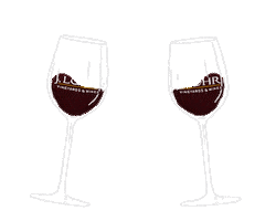 Red Wine Cheers Sticker by J. Lohr Vineyards & Wines