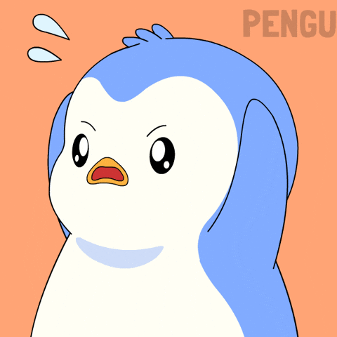 Stressed Oh No GIF by Pudgy Penguins