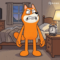 Alarm Clock Horror GIF by BONK