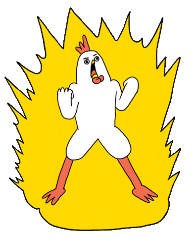Excited Level Up Sticker by Percolate Galactic