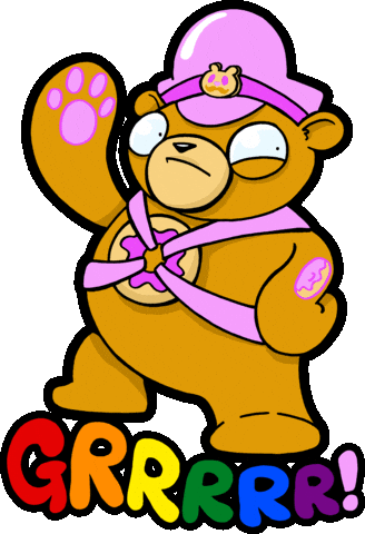 Gay Pride Pink Sticker by Phil Corbett