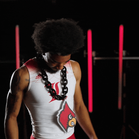 Track Field Go Cards GIF by Louisville Cardinals