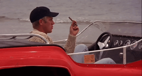 michejaw giphygifgrabber steve mcqueen the thomas crown affair GIF