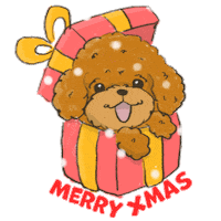 Happy Merry Christmas Sticker