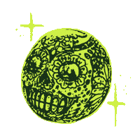 Day Of The Dead Animation Sticker by BSMNT