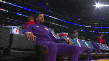 los angeles lakers waiting GIF by NBA
