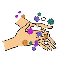 rau-and-friends sticker corona social distancing social distance Sticker