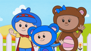 Teddy Bear Hello GIF by Mother Goose Club