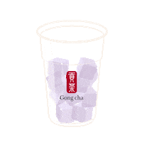 gongchamex drink tea ice bebida Sticker