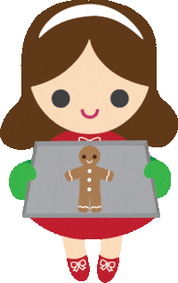 Baking Santa Clause Sticker by enchantesg