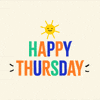 Thursday Weekday GIF by Jessica Lau