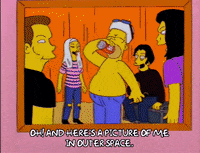 homer simpson space GIF