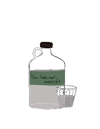 Bebida Mezcal Sticker