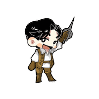 Art Cartoon Sticker