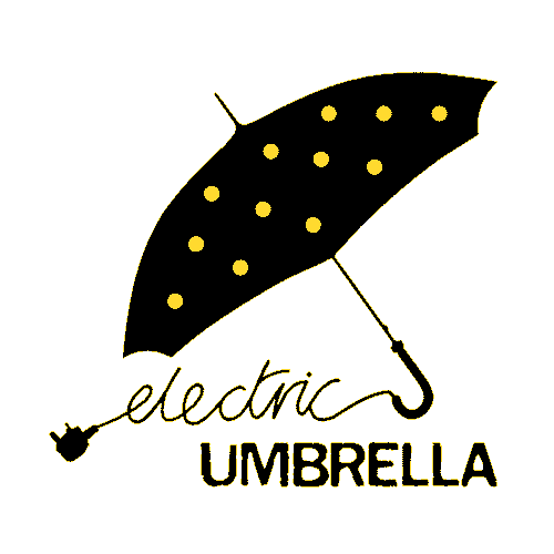 ElectricUmbrella logo uk charity electric Sticker