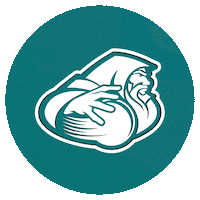 3D Teal Sticker by BismarckStateCollege
