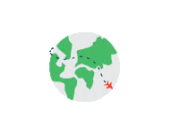 Auslandsgesellschaft travel world fly europe Sticker