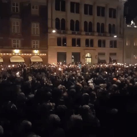 Thousands Hold Vigil for Paris in Copenhagen