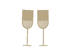 Cheers Wine Sticker by bellafloraofdallas
