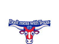 Horns Longhorn Sticker by Don't mess with Texas