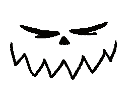 fabianwolfram halloween laughing scary creepy Sticker