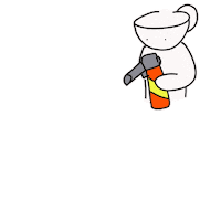 nokcho fire cooking cook torch Sticker