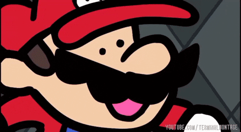 gribbsbrok youtube mario clips terminalmontage GIF