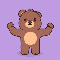 Teddy Bear Good Luck GIF by BEARISH
