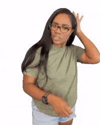 Confused Chewing Gum GIF by MonA Hayslett