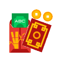 Chinese Abc Sticker by Asianborrelclub