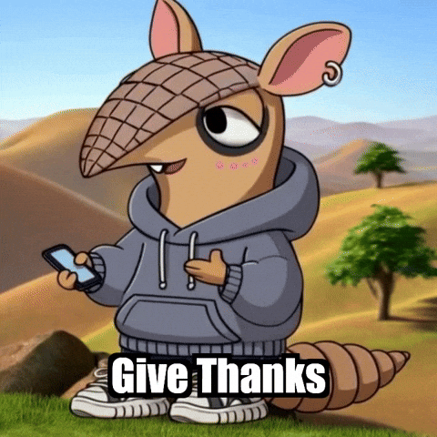 Give Thanks Wisdom GIF by Chillo Dillo