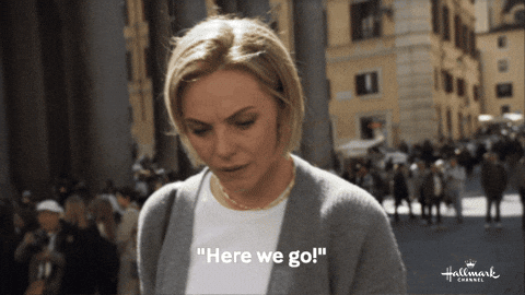 Here We Go Love GIF by Hallmark Channel