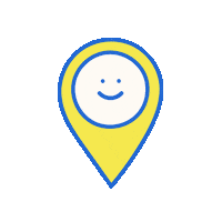 Happy Map Sticker