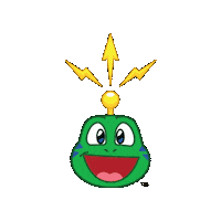 Frog Smile Sticker by Geocaching HQ