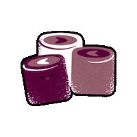 Marshmallows Sticker by The Sparkling Sugar Studio