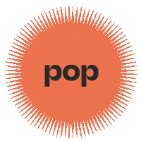 Make It Pop Sticker by Studio Erika