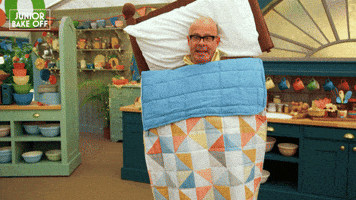 Tired React GIF by The Great British Bake Off