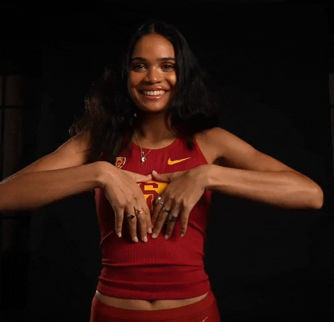 Track Field Sport GIF by USC Trojans