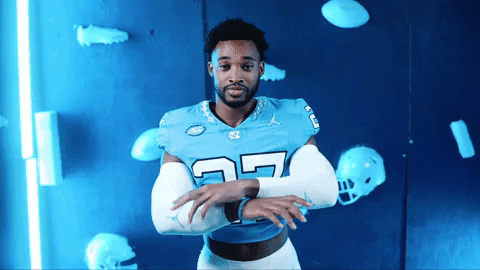 North Carolina Football GIF by UNC Tar Heels