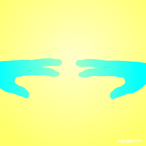 high five animation domination GIF