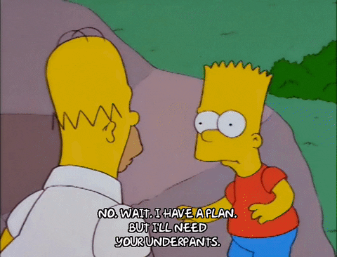 scared homer simpson GIF